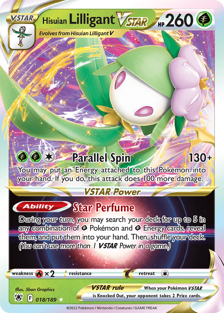 Hisuian Lilligant VSTAR Astral Radiance