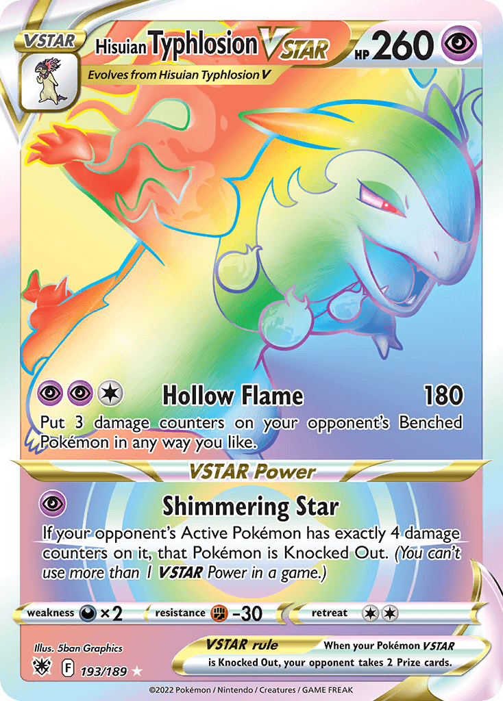 Hisuian Typhlosion VSTAR Astral Radiance