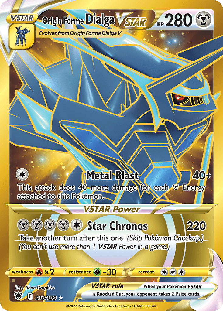 Origin Forme Dialga VSTAR Astral Radiance