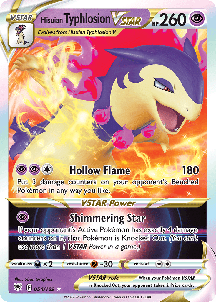 Hisuian Typhlosion VSTAR Astral Radiance