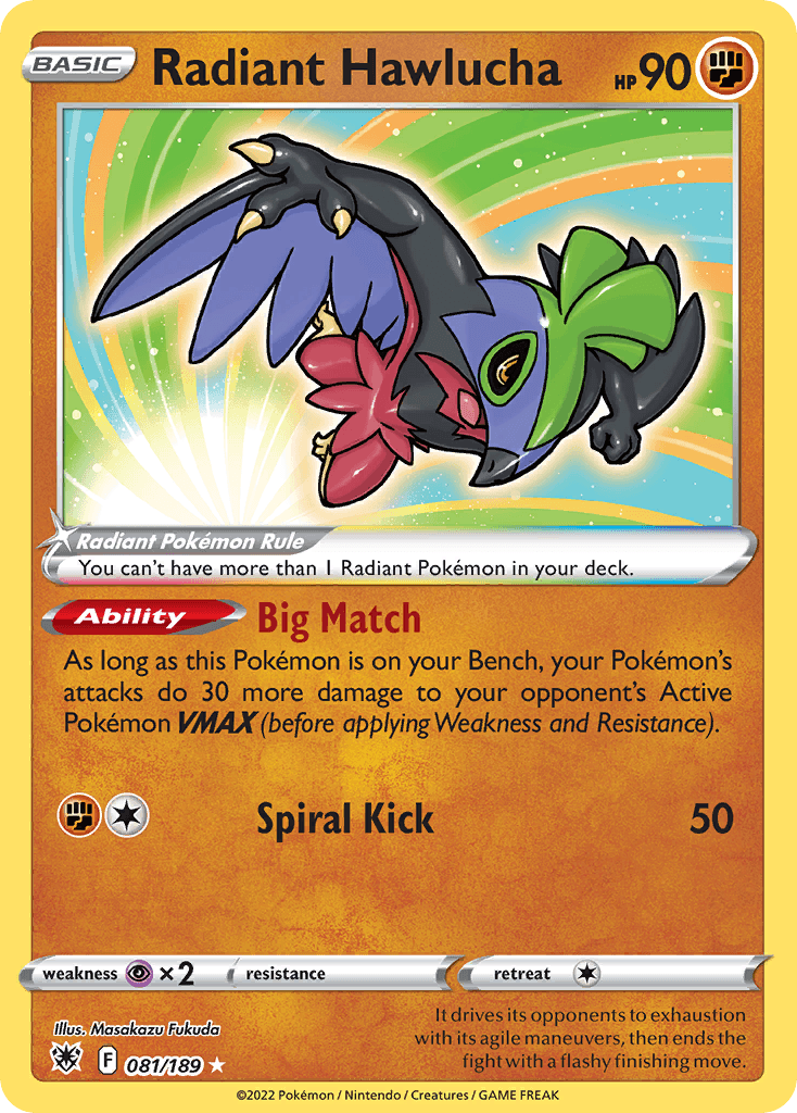 Radiant Hawlucha Astral Radiance