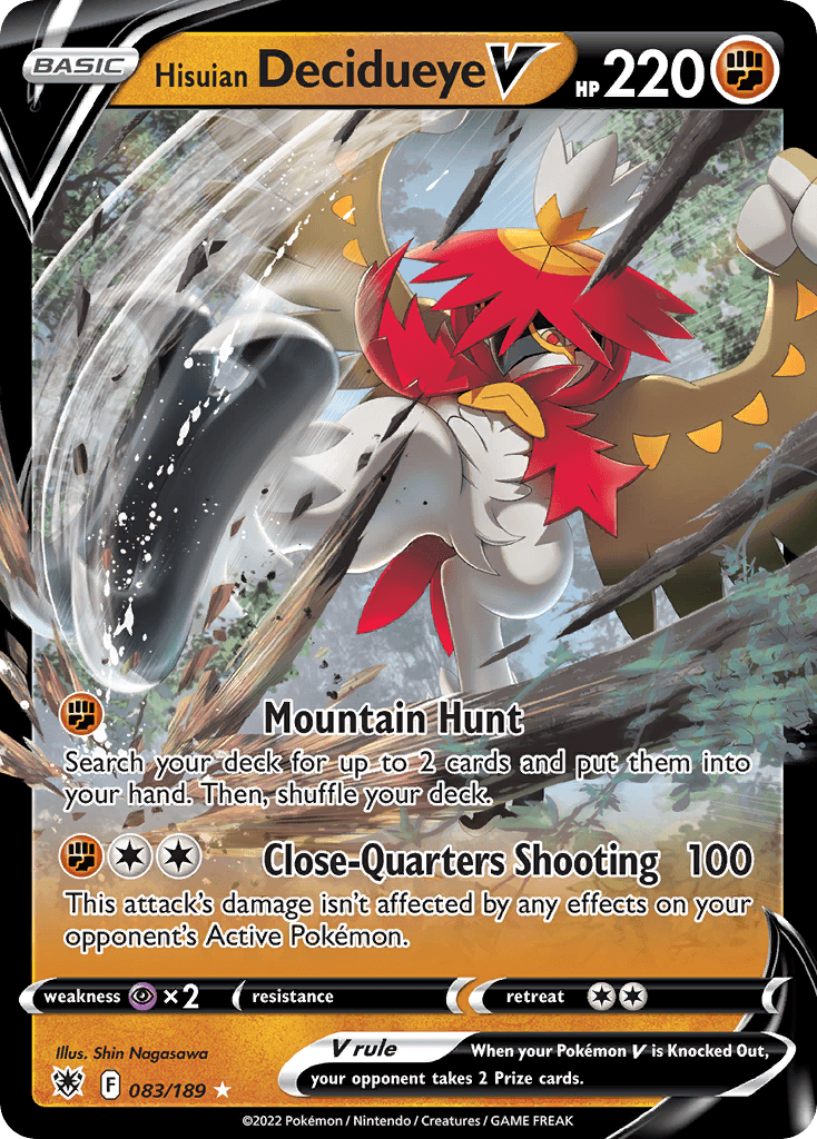 Hisuian Decidueye V Astral Radiance