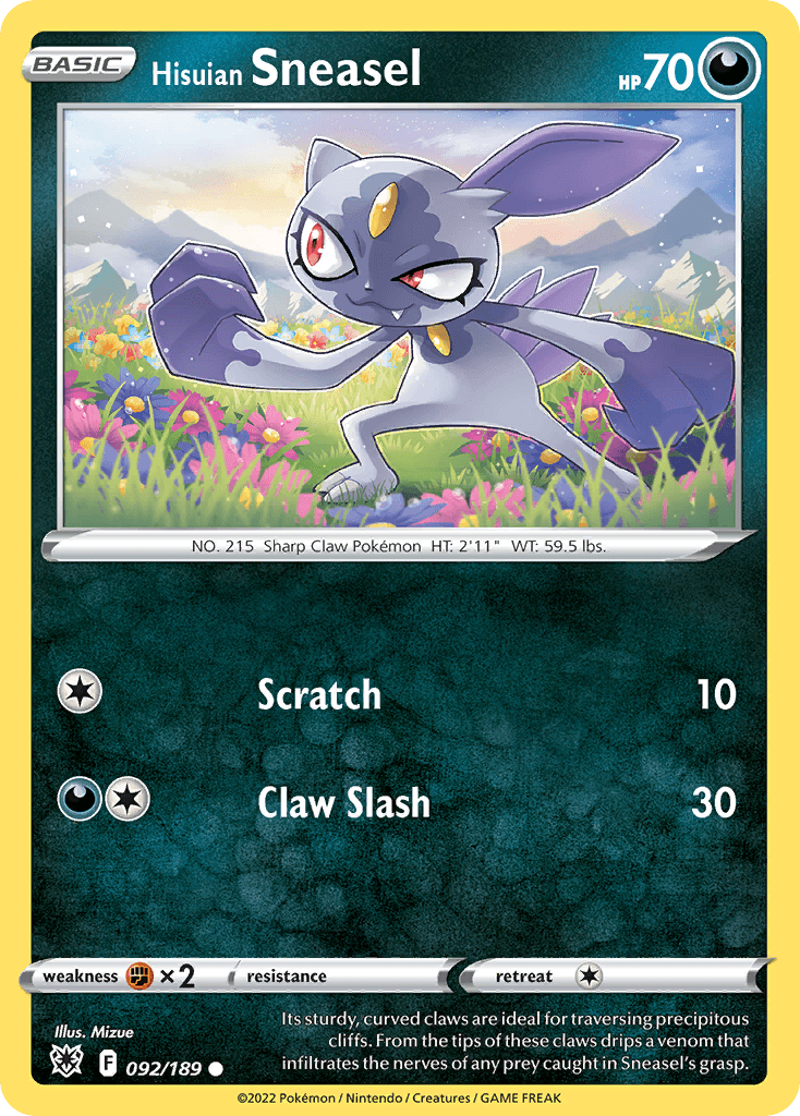 Hisuian Sneasel Astral Radiance