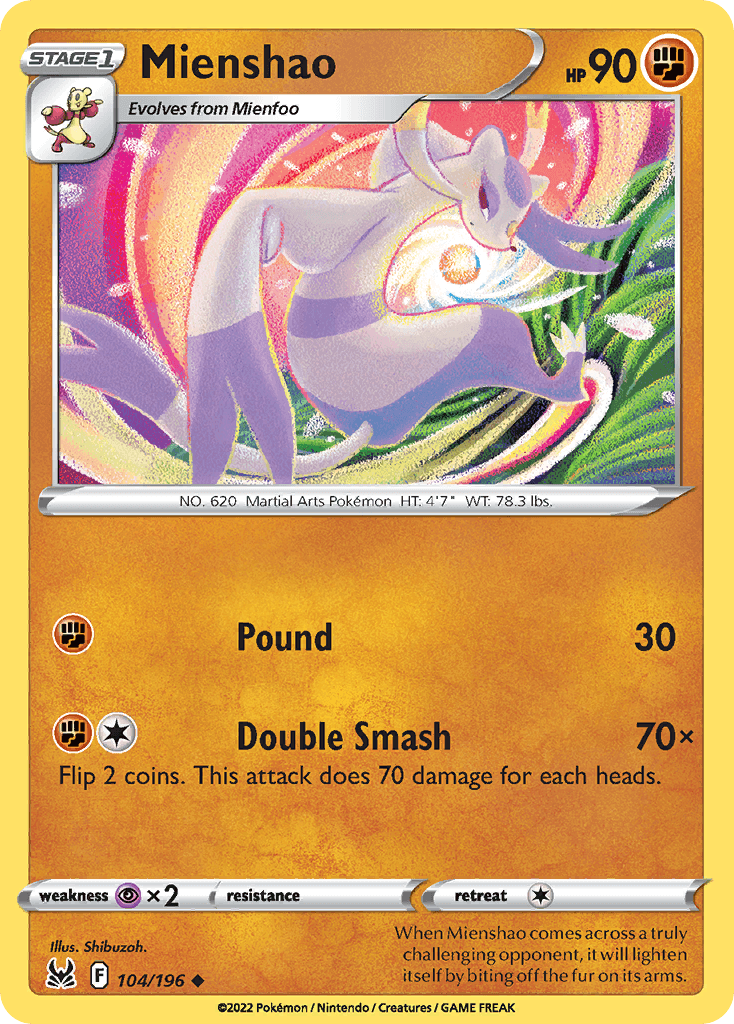 Mienshao Lost Origin