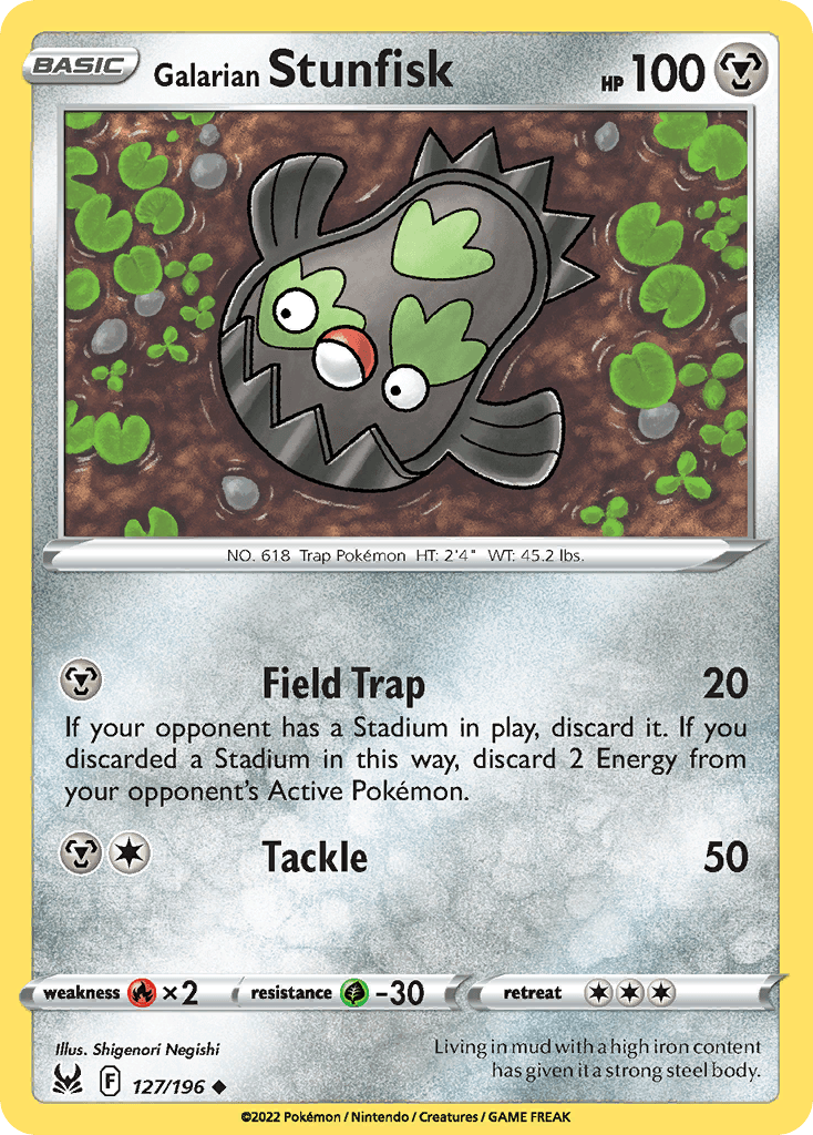Galarian Stunfisk Lost Origin