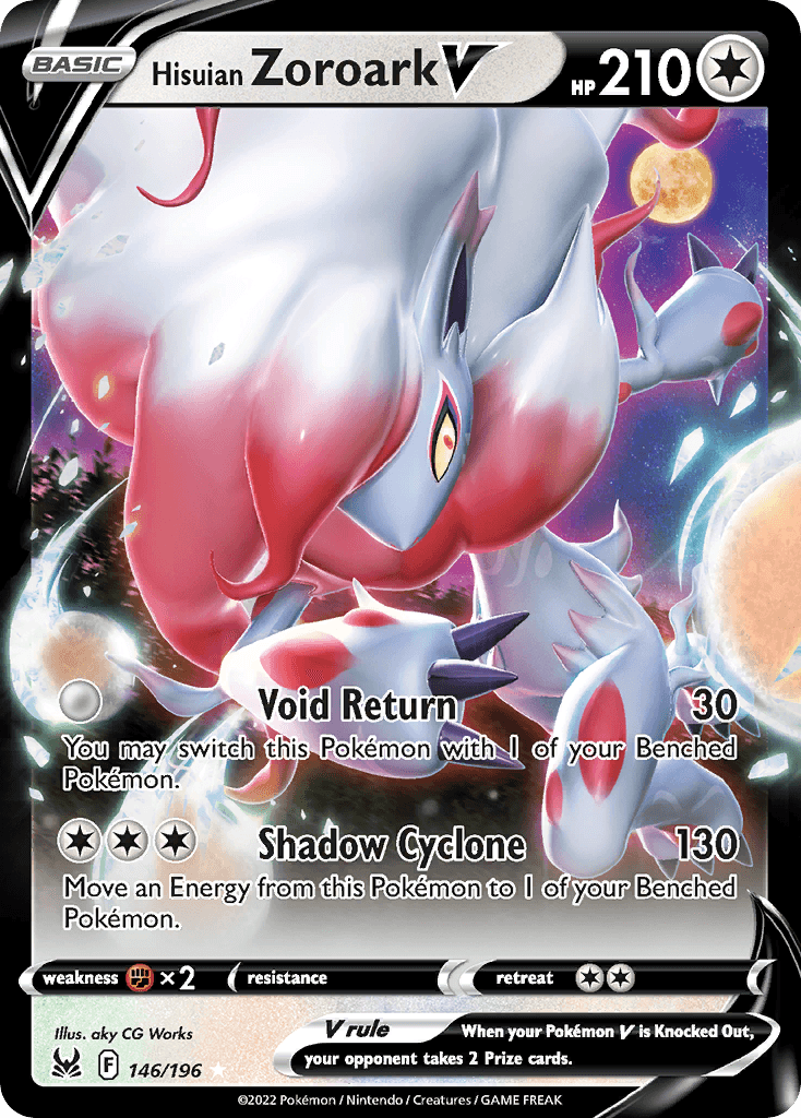 Hisuian Zoroark V Lost Origin