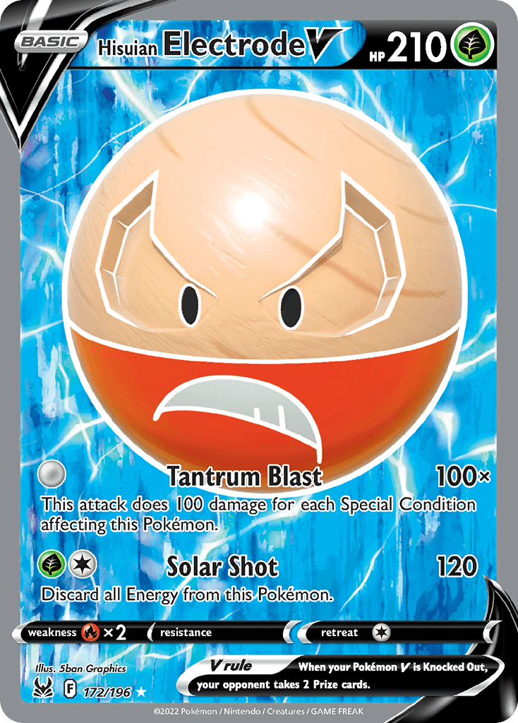 Hisuian Electrode V Lost Origin