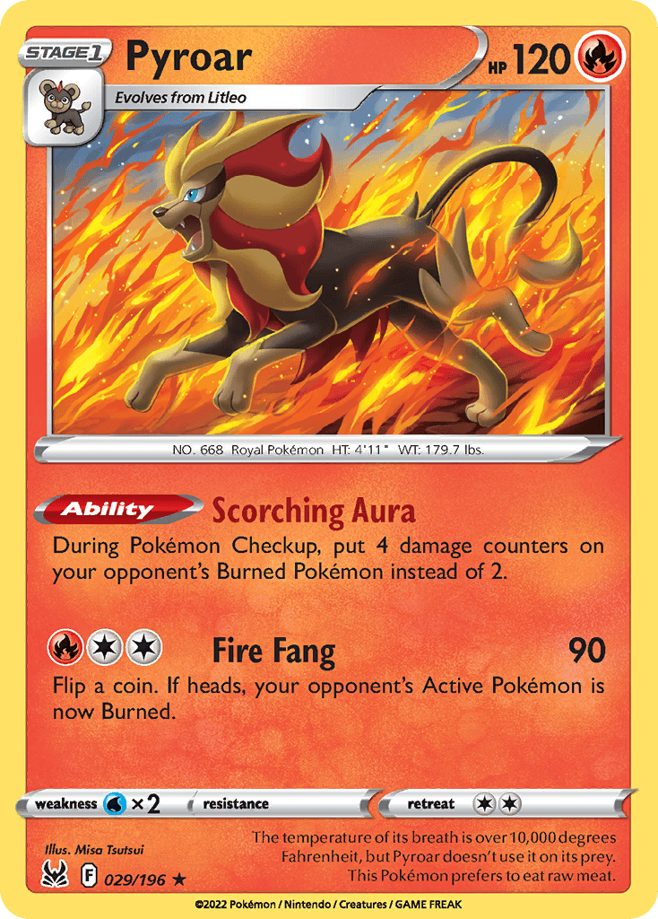 Pyroar Lost Origin