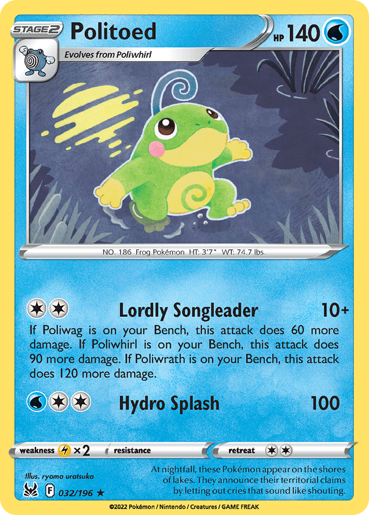 Politoed Lost Origin