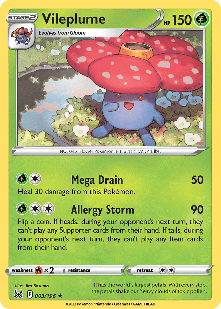 Vileplume Lost Origin