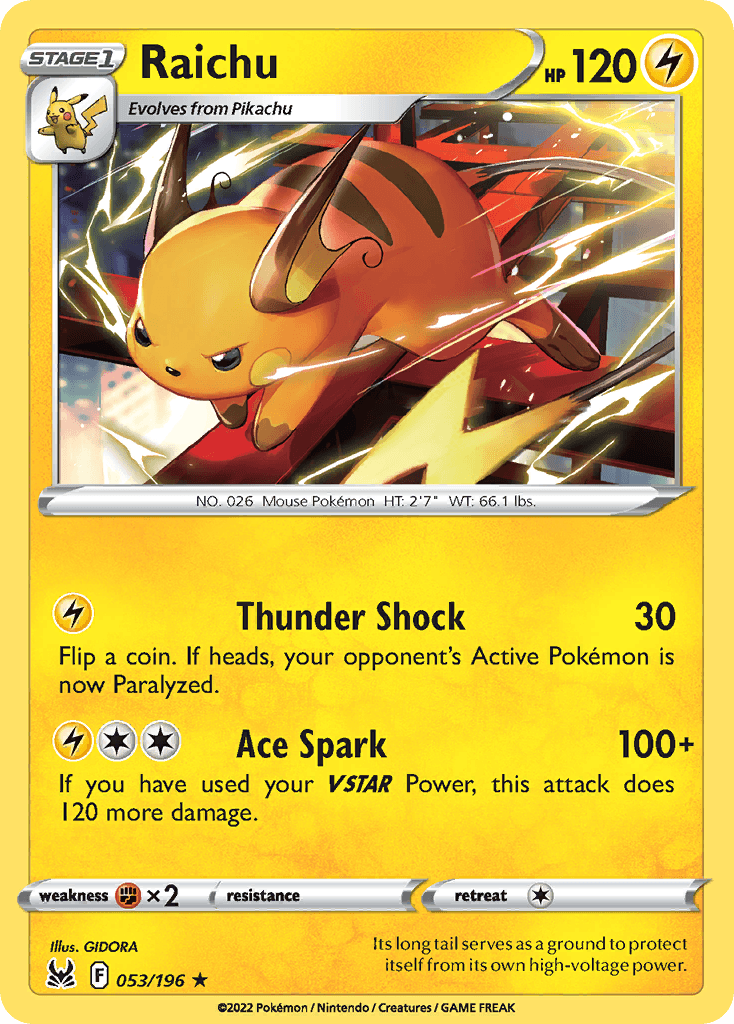 Raichu Lost Origin