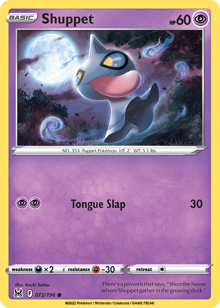 Shuppet Lost Origin