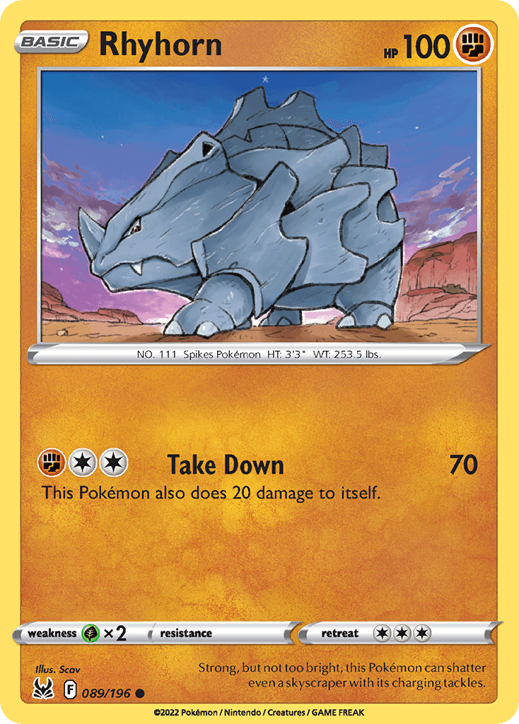 Rhyhorn Lost Origin