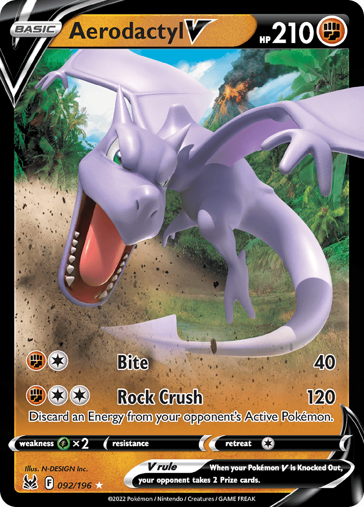 Aerodactyl V Lost Origin