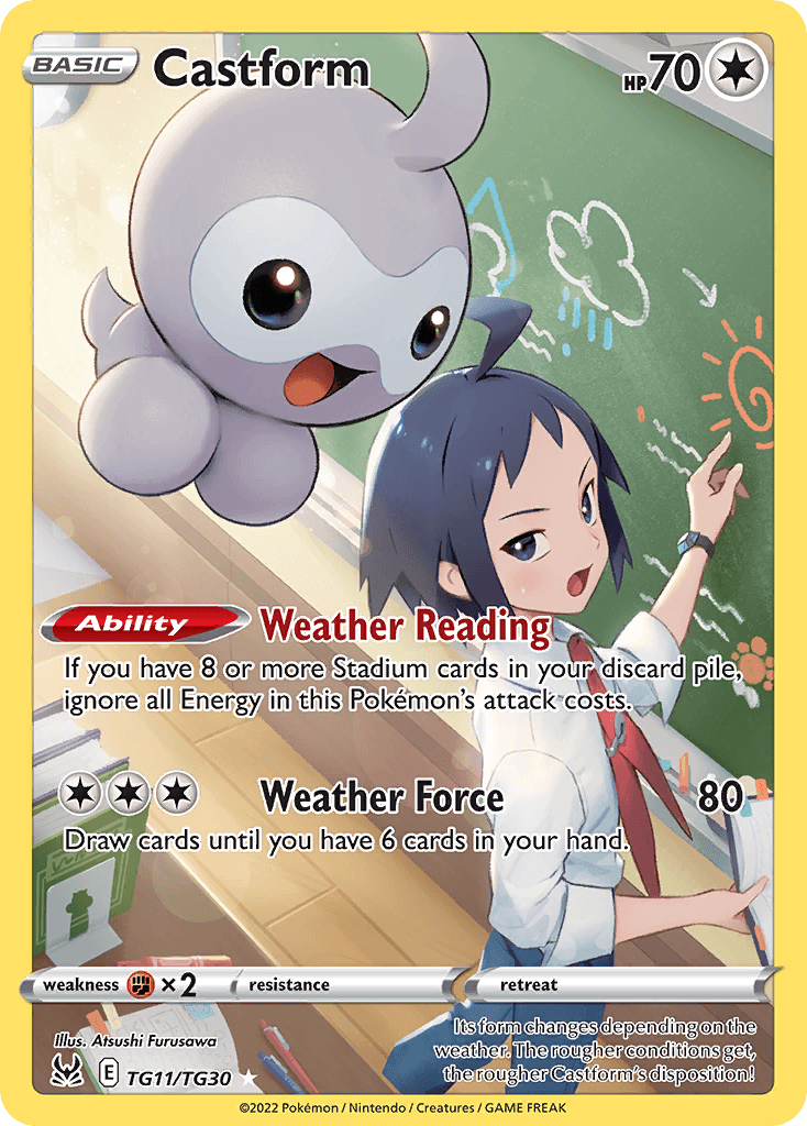 Castform Lost Origin Trainer Gallery
