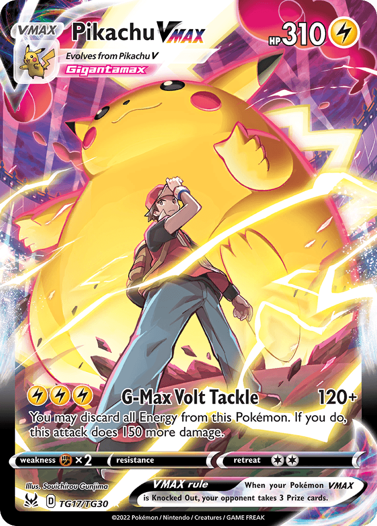 Pikachu VMAX Lost Origin Trainer Gallery