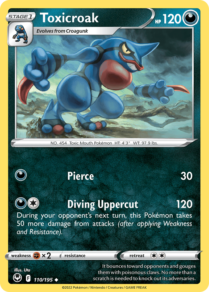 Toxicroak Silver Tempest
