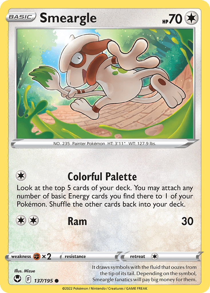 Smeargle Silver Tempest