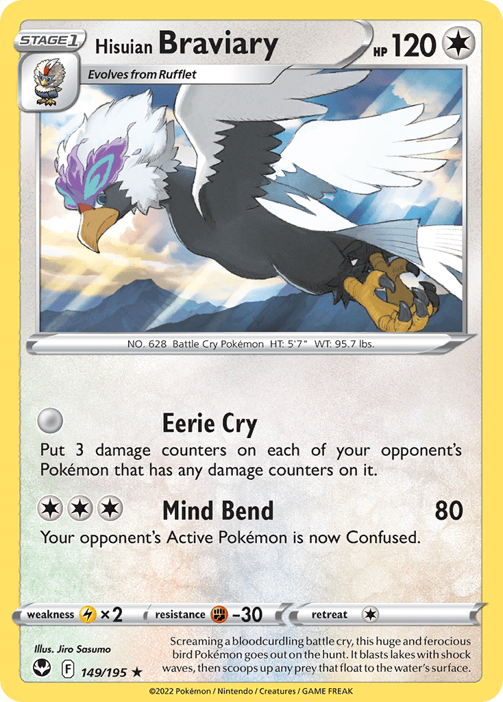 Hisuian Braviary Silver Tempest