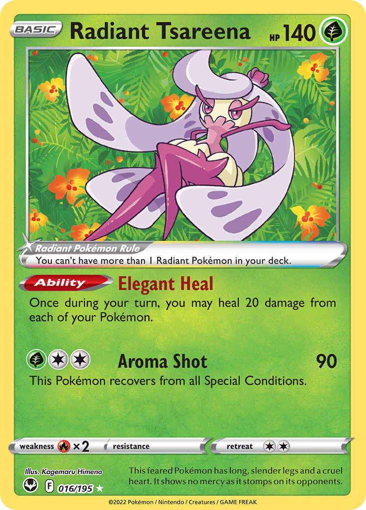 Radiant Tsareena Silver Tempest