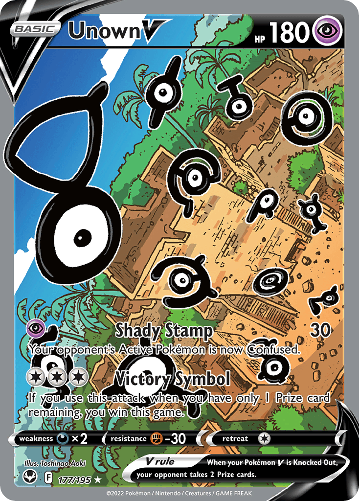 Unown V Silver Tempest