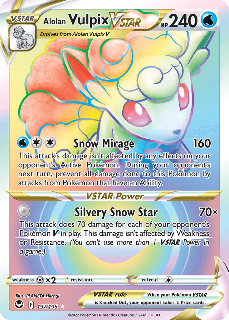 Alolan Vulpix VSTAR Silver Tempest