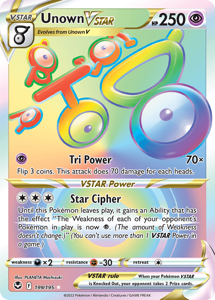 Unown VSTAR Silver Tempest