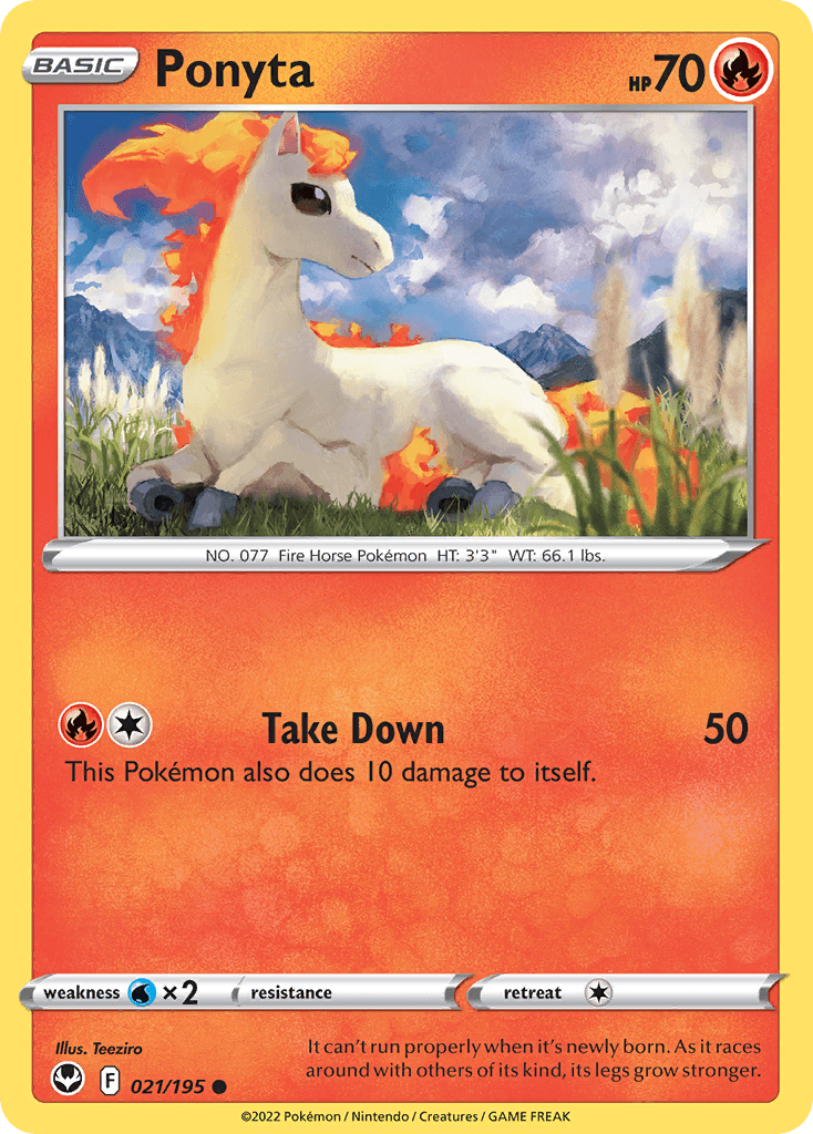 Ponyta Silver Tempest