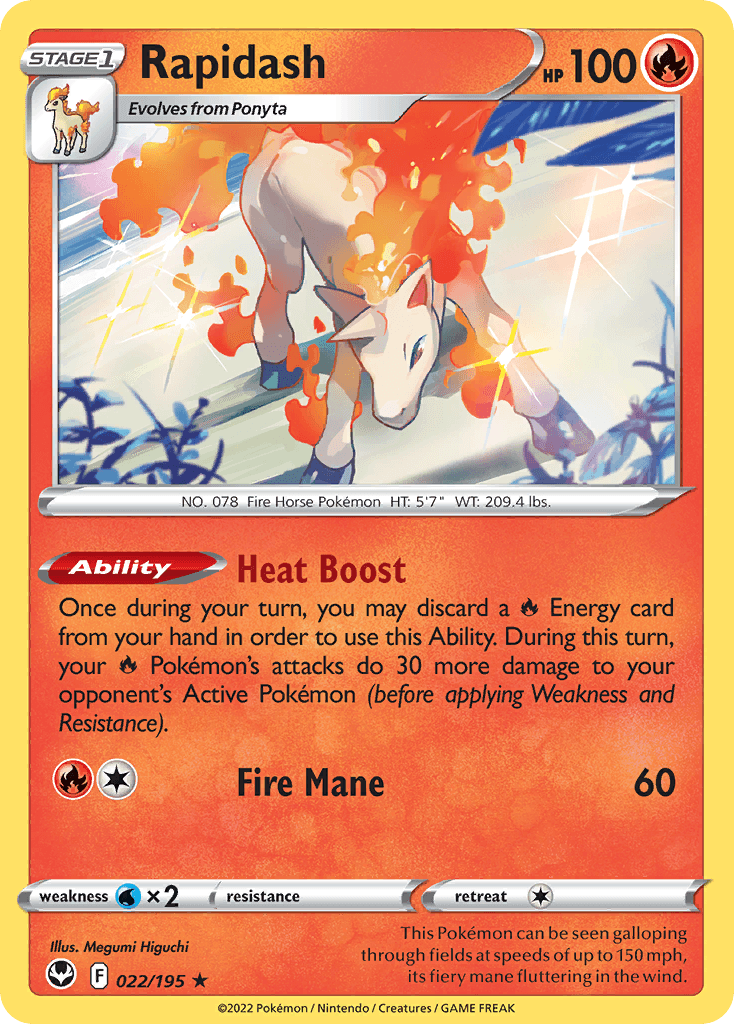 Rapidash Silver Tempest