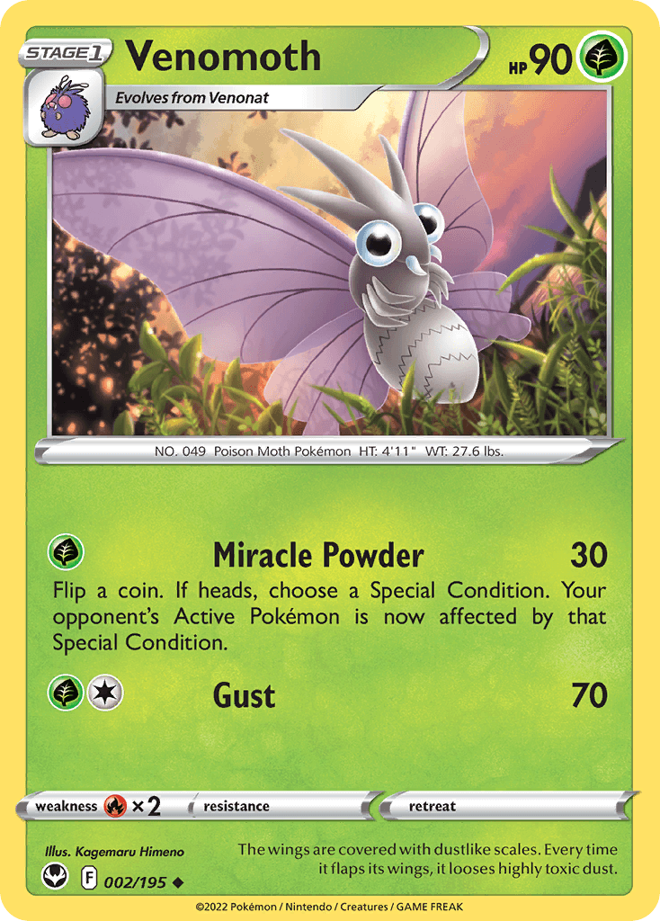 Venomoth Silver Tempest