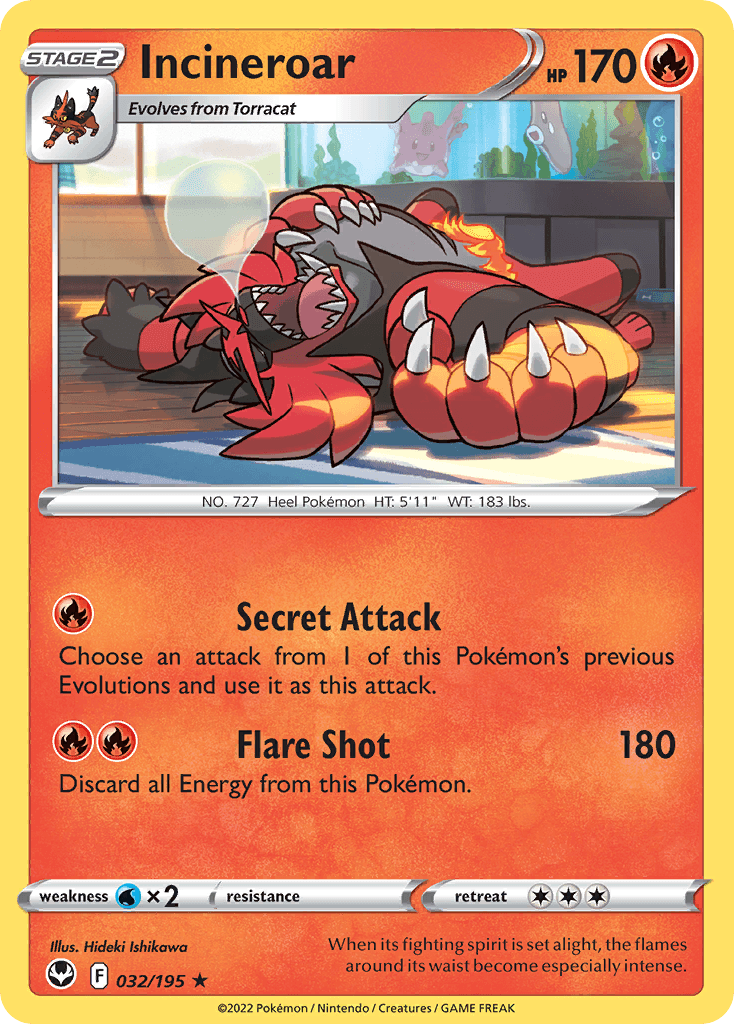 Incineroar Silver Tempest