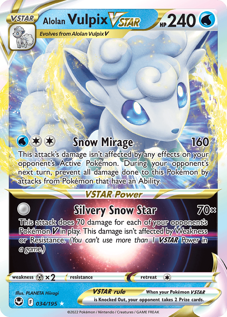 Alolan Vulpix VSTAR Silver Tempest