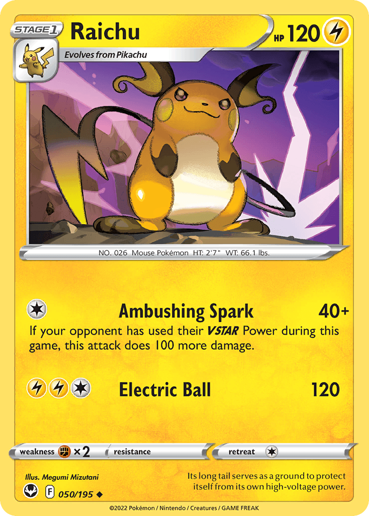 Raichu Silver Tempest