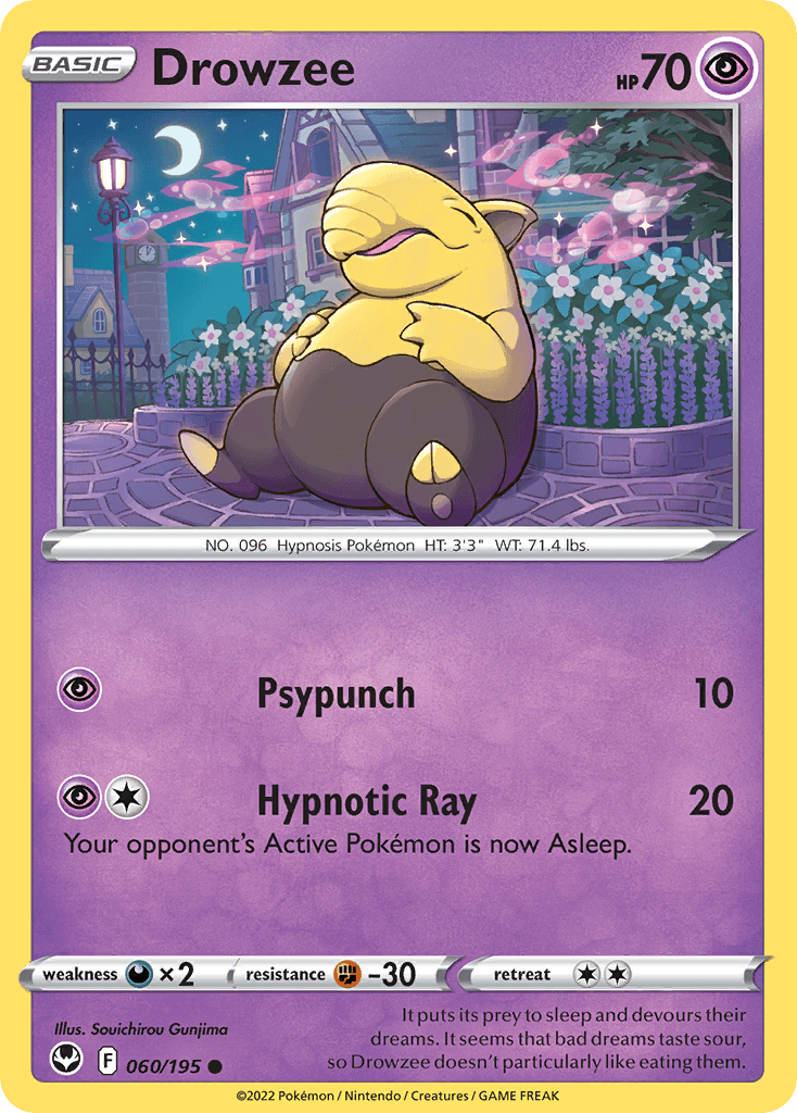 Drowzee Silver Tempest