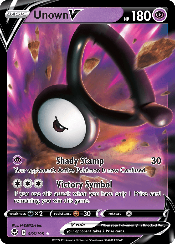 Unown V Silver Tempest