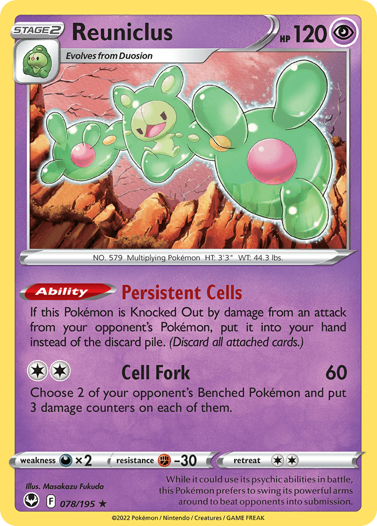 Reuniclus Silver Tempest