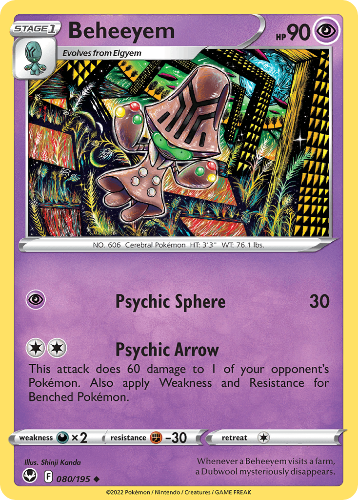 Beheeyem Silver Tempest