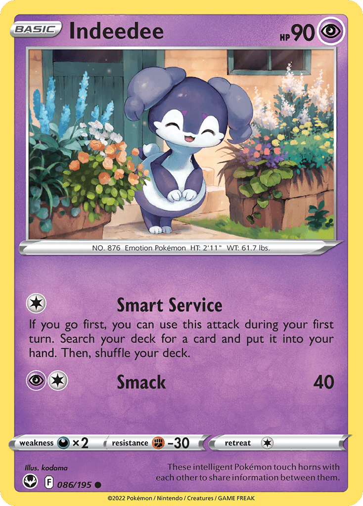 Indeedee Silver Tempest