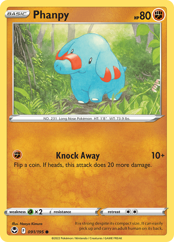 Phanpy Silver Tempest