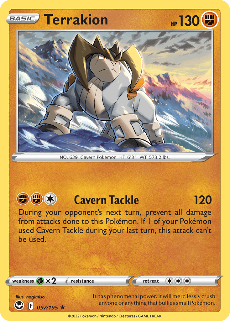 Terrakion Silver Tempest
