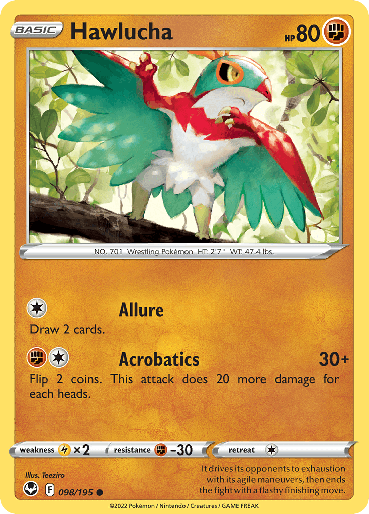 Hawlucha Silver Tempest