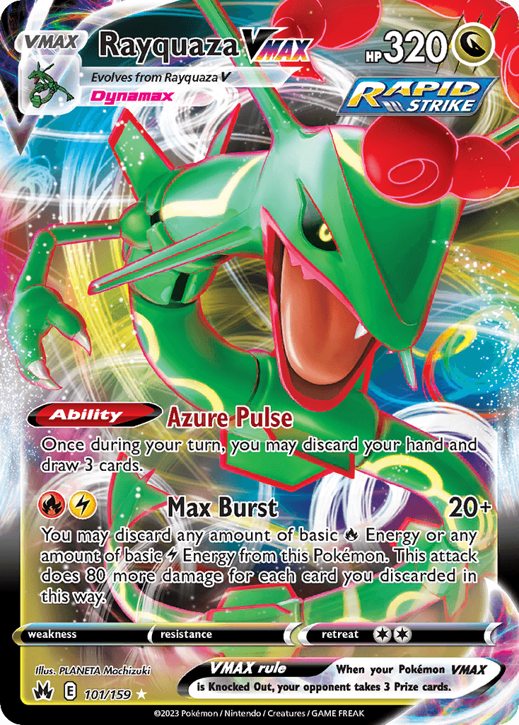 Rayquaza VMAX Crown Zenith