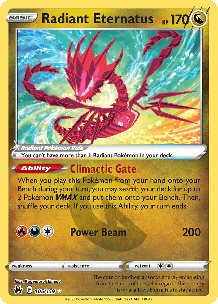 Radiant Eternatus Crown Zenith