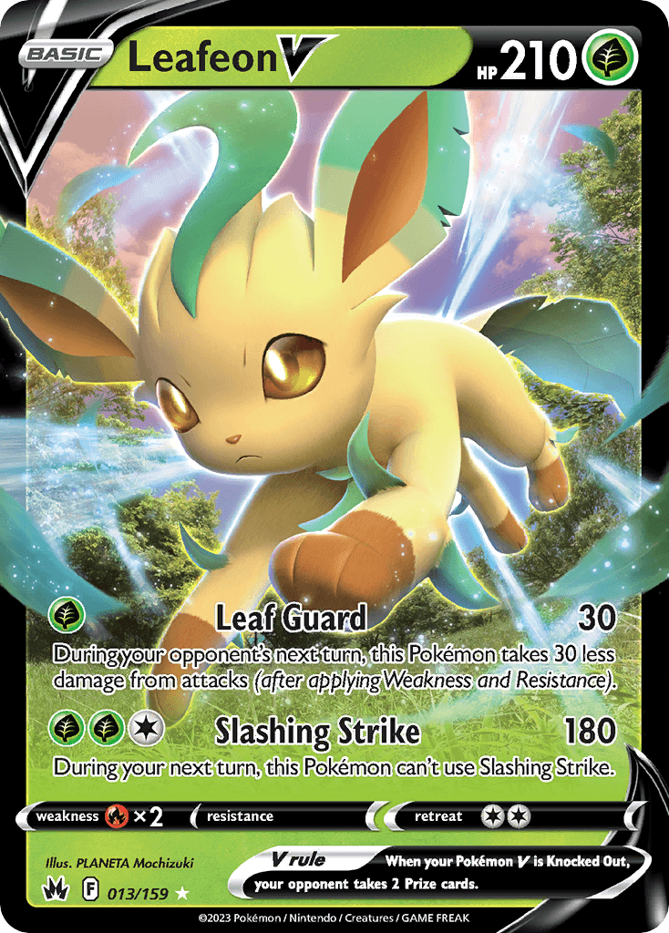 Leafeon V Crown Zenith