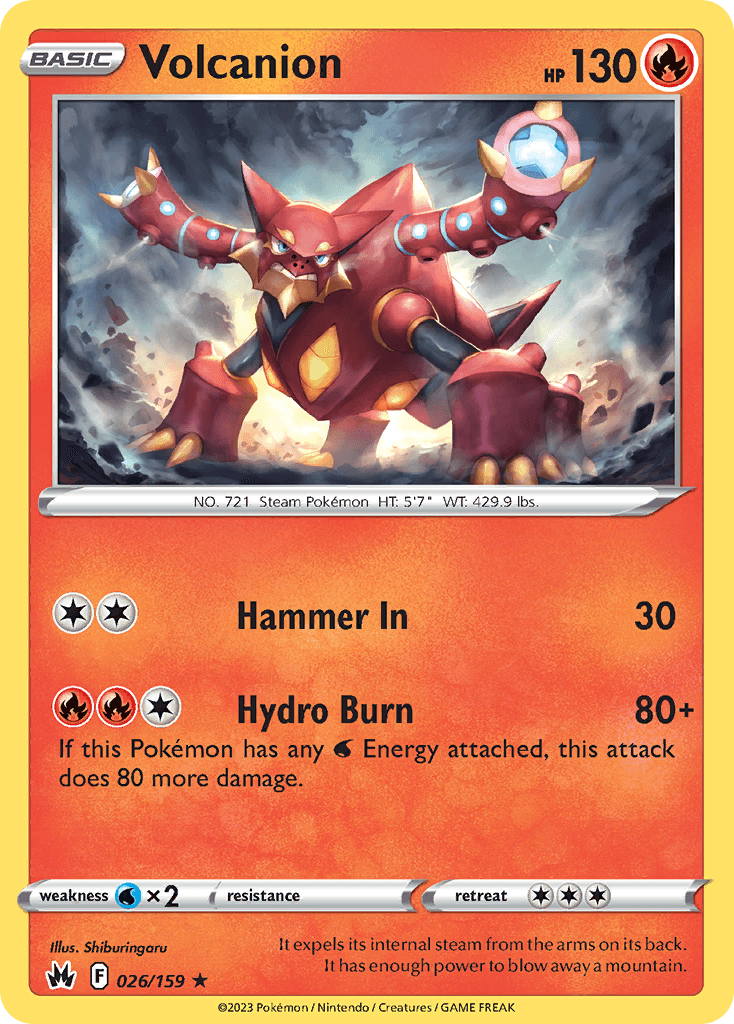 Volcanion Crown Zenith