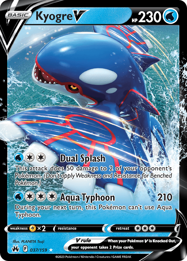 Kyogre V Crown Zenith