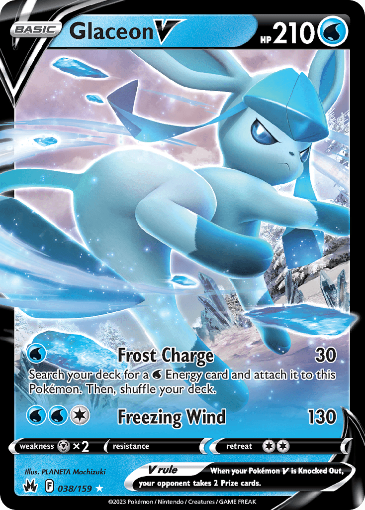 Glaceon V Crown Zenith