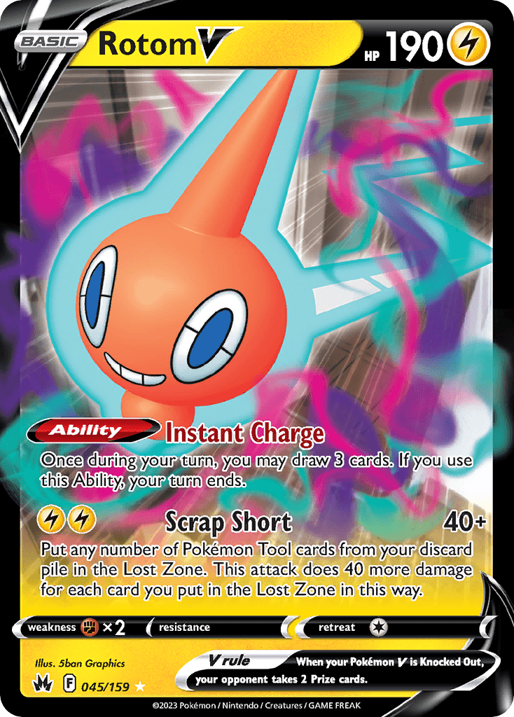 Rotom V Crown Zenith