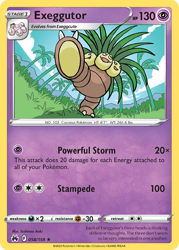Exeggutor Crown Zenith