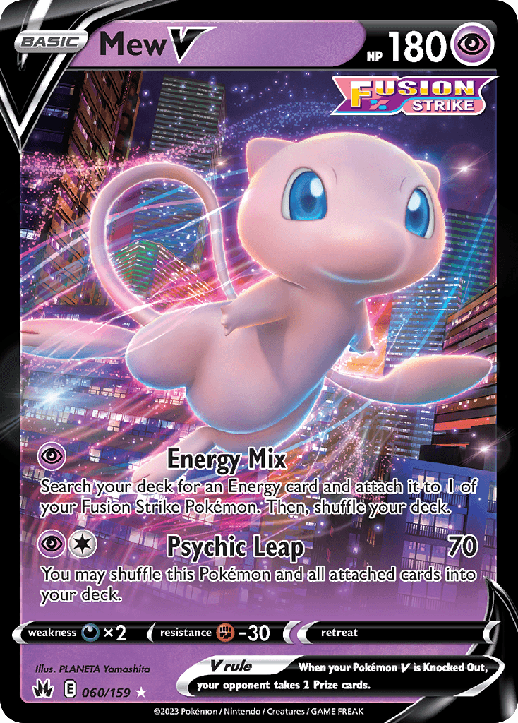 Mew V Crown Zenith